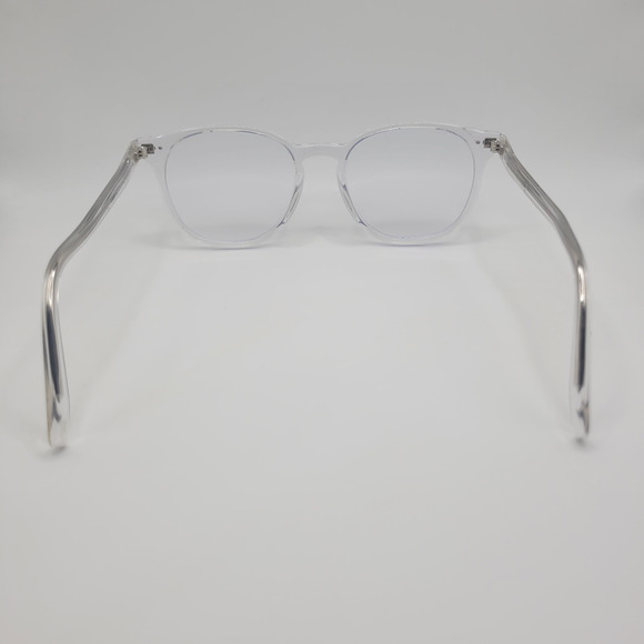 Warby Parker Eyeglasses Carlton Crystal Clear Rectangular Optical Frame Unisex - Picture 4 of 8
